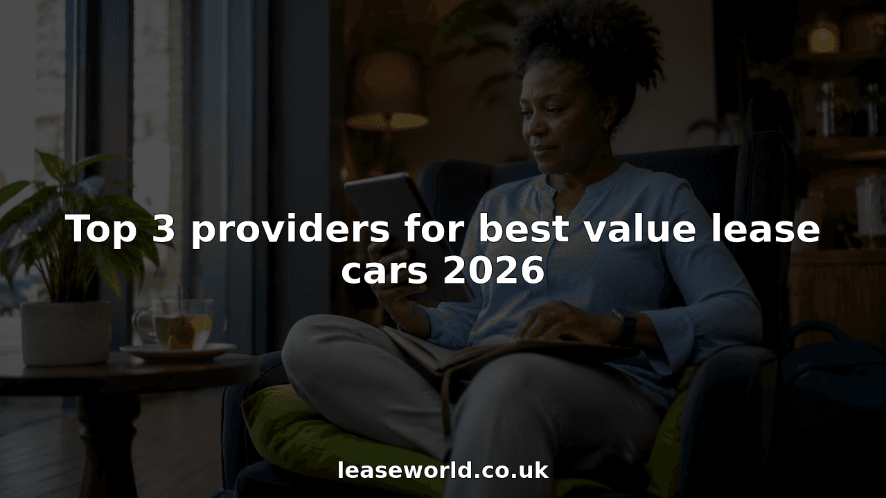 Top 3 providers for best value lease cars 2026