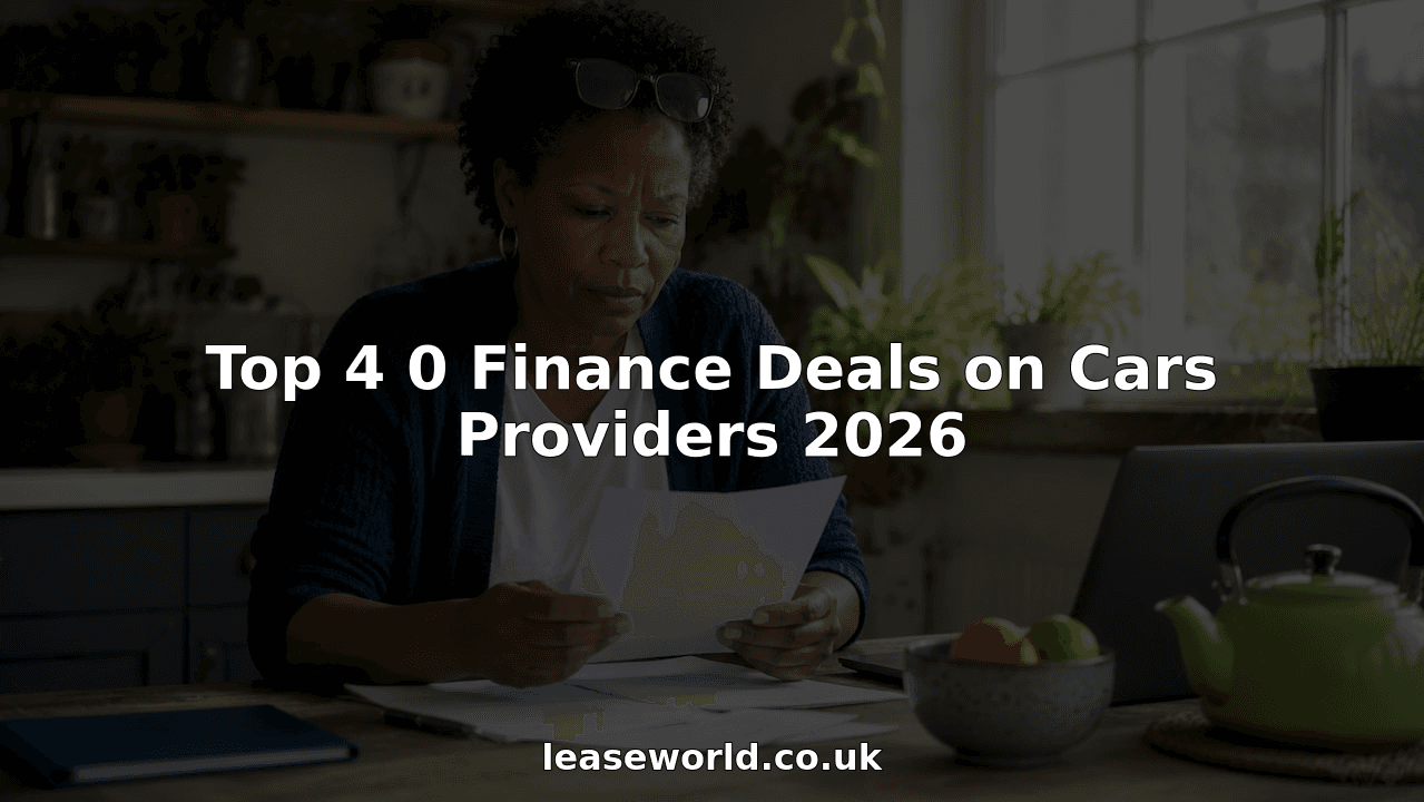 Top 4 0 Finance Deals on Cars Providers 2026