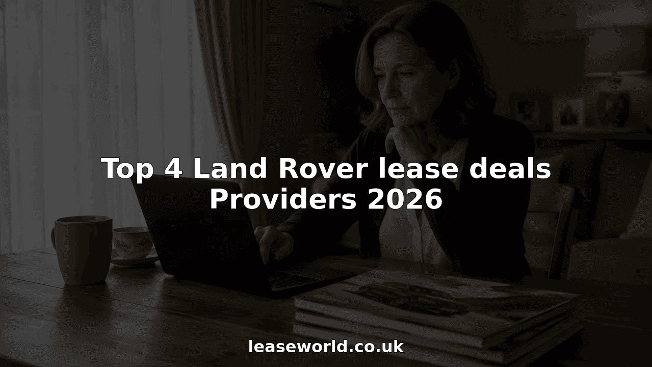 Top 4 Land Rover lease deals Providers 2026