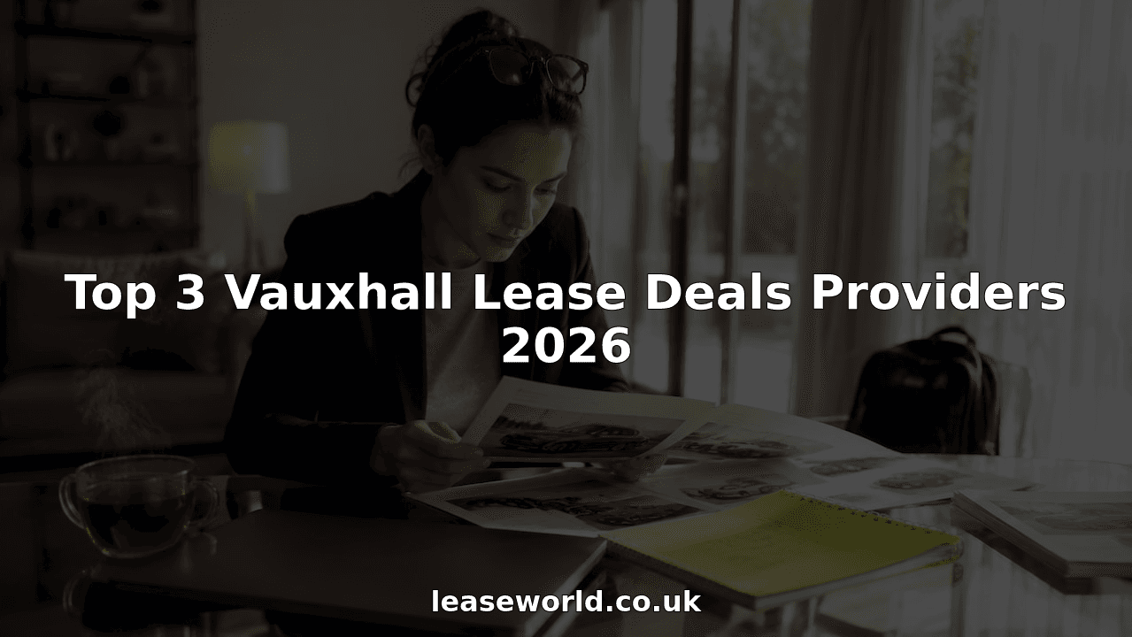 Top 3 Vauxhall Lease Deals Providers 2026