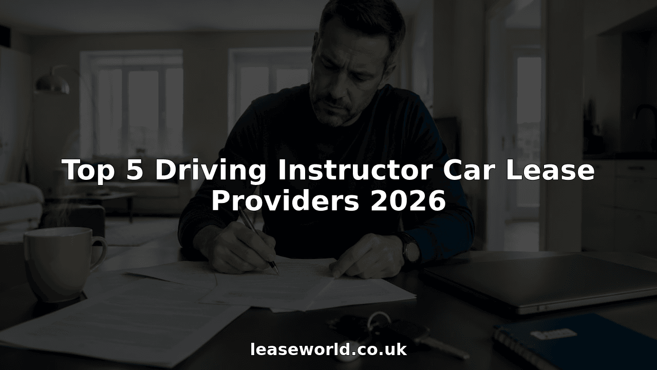 Top 5 Driving Instructor Car Lease Providers 2026