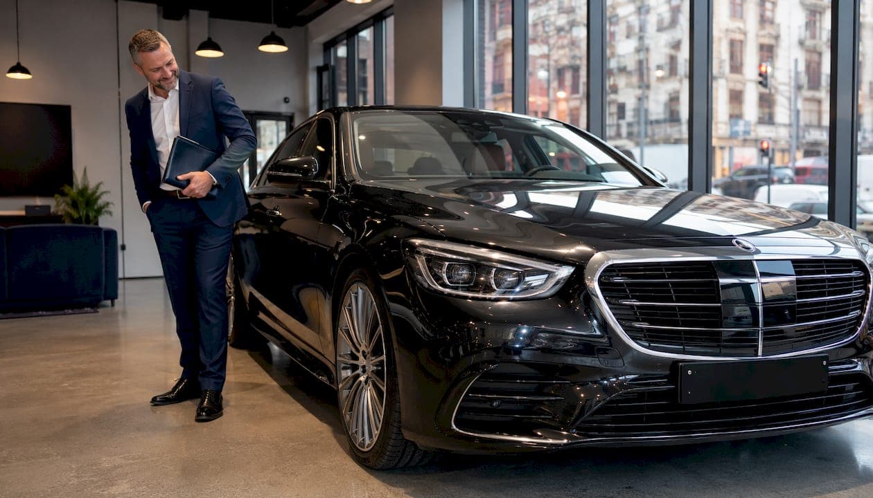 Luxury vehicles available for lease in the UK